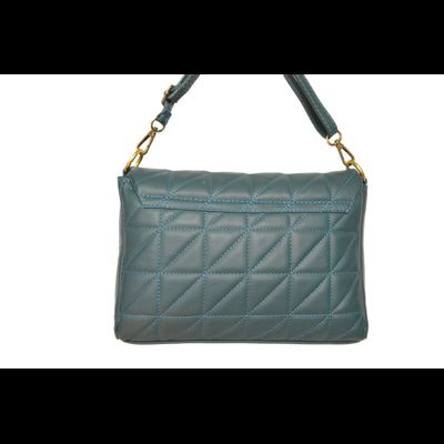 Сумка Leather Country бирюзовая плоская