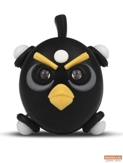 Фонарь на руль Angry Birds (Черный)