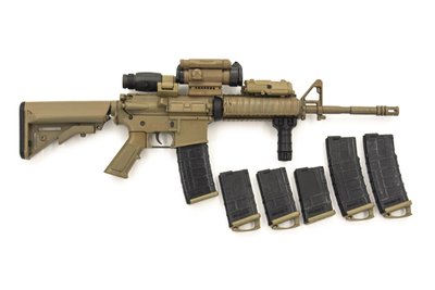 Винтовка AR-15 с обвесом и магазинами (DCG001) - DAMTOYS