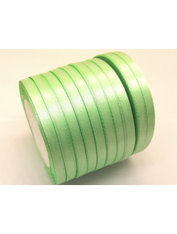 Лента атласная 6 мм, цвет мятный  арт. 123