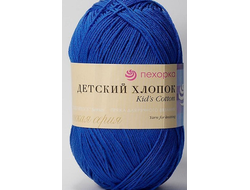 Пряжа Детский хлопок фирмы Пехорка цвет Ультрамарин