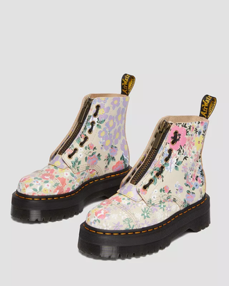 Ботинки Dr. Martens Sinclair Floral Parchment Beige