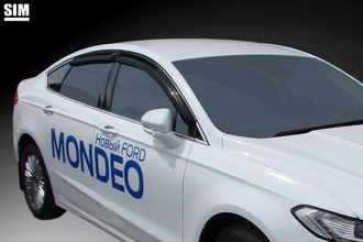Дефлекторы окон 4 door FORD Mondeo, 2015->/Fusion, 2012->