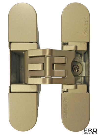 KUBICA 27 - K2700 петля самоцентрирующая с 5-ю точками опоры регулируемая по 3-м направлениям,  матовый никель