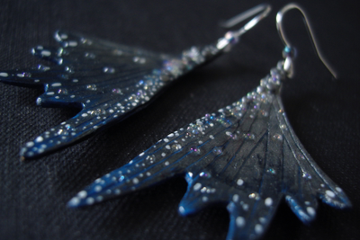 Волшебные серьги "Крылышки Феи Фантазий"