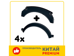 Special Elements for Structures Set/ AN TPNL1 / SET / Набор колесных арок 69911 с раширителями 71689, BLACK, n/a (9949-1) / 8 шт.