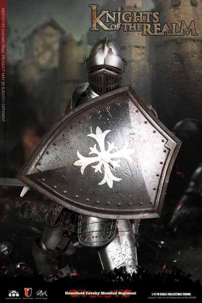 DIE-CAST ALLOY 1/6 SERIES OF EMPIRES HOUSEHOLD CAVALRY MOUNTED REGIMENT (SE038) - COOMODEL