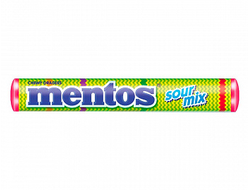 Жевательные конфеты Mentos Roll Sour Mix 37гр