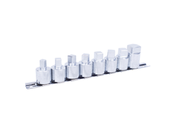 Набор торцевых насадок 1/2", 8-19 мм, четырехгранные, 8 предметов KING TONY 4118MR