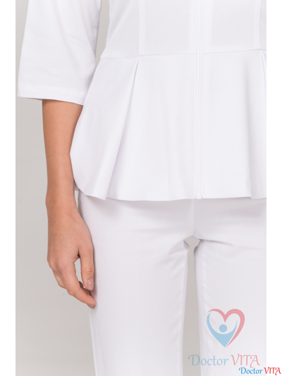 Жакет медицинский Dr.Super "Kelly" белый