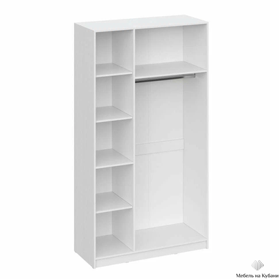 ШК 5 1200 шкаф распашной с антресолью Белый текстурный