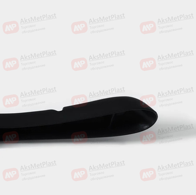 AM215 Вешалка-плечики для одежды с покрытием soft-touch цвет: черный L= 440 мм