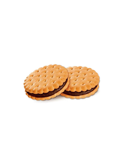 Печенье-сэндвич затяжное ЯШКИНО с шоколадным вкусом, гофрокороб 3,4 кг, МП456