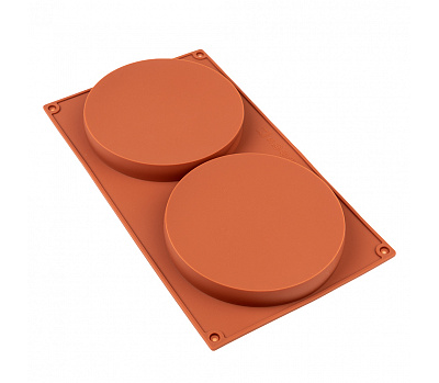 Силиконовая форма для начинок диам.13,7см, выс. 2 см, 2 ячейки