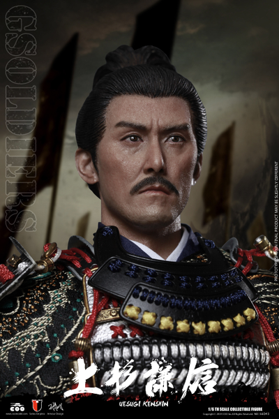 Уэсуги Кэнсин Коллекционная ФИГУРКА 1/6 scale UESUGI KENSHIN, THE DRAGON OF ECHIGO (SE043) COOMODEL