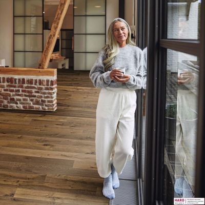 Паркетная доска Haro Дуб Мореный Саваж 538949 1-пол масло