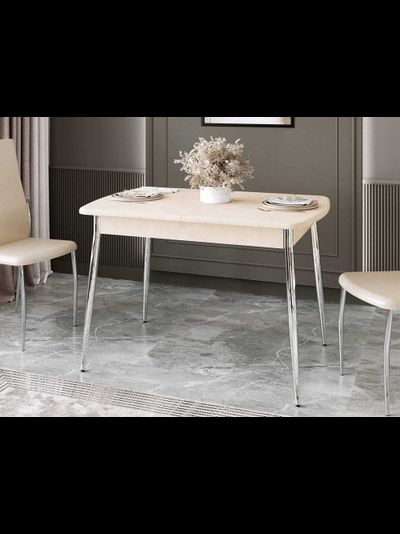 Обеденный стол Орфей 28.1 Стоун крем