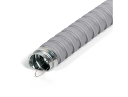 Металлорукав МРПИнг 50 (сер) с протяжкой в ПВХ-изоляции