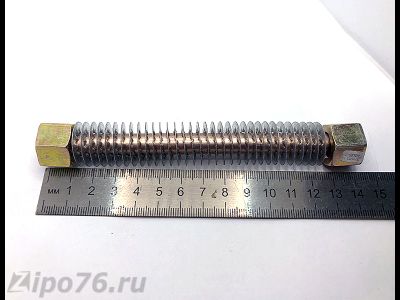 Трубка компрессора воздушного 120мм длинна с ребрами охлаждения