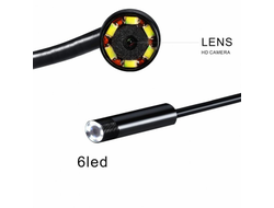 Эндоскоп жесткий SUN 2 метра 5 мм кабель с эффектом памяти USB-microUSB-TypeC встроены