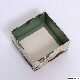 Коробка для кондитерских изделий «Цветы», 12 х 6 х 11,5 см