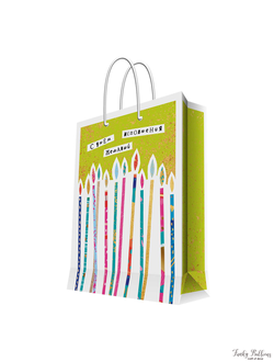 Пакет подарочный "С днем исполнения желаний"