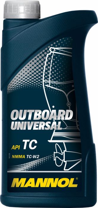 Mannol Outboard Universal 2T  масло моторное мин 1л 1421