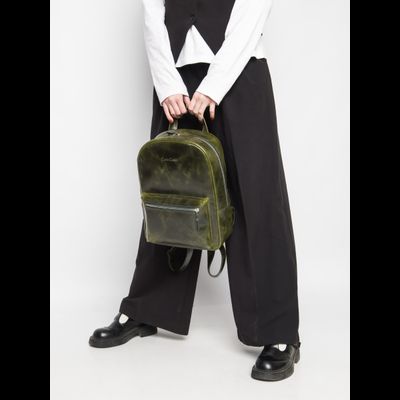 Женский кожаный рюкзак Albiate dark green (арт. 
3103-11)