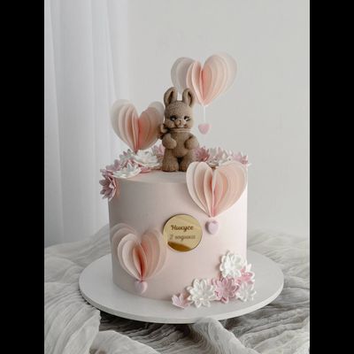 Торт с зайчиком