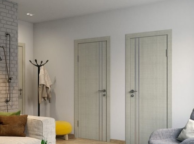 ТАНДОР МОДЕЛЬ 506, ДУБ СЕРЫЙ/ АЛЮМИНИЕВАЯ КРОМКА ПО ТОРЦАМ/ ВЕРТИКАЛЬНЫЕ АЛЮМИНИЕВЫЕ МОЛДИНГИ