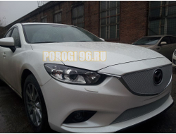 Защита радиатора Mazda 6 2012-2015 chrome низ PREMIUM