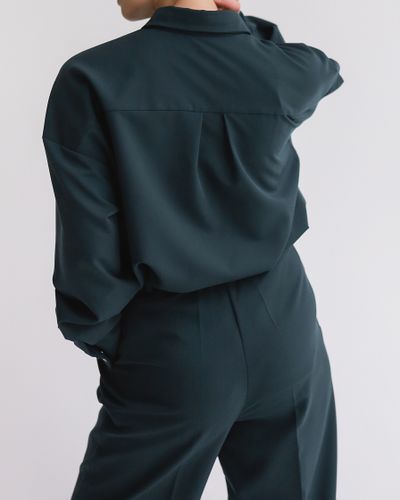 Прямые брюки поливискоза (авокадо)