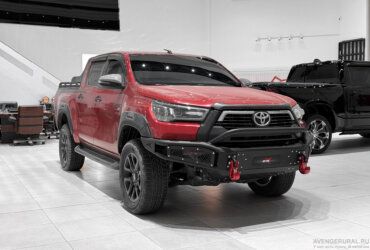 Бампер силовой передний BMS ALFA для Tayota Hilux 2020-2024