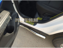Защита порога труба d60 для Hyundai Tucson 2021-