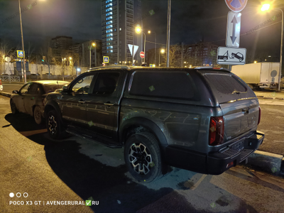 Кунг N-commerce для пикапа JAC T9 в цвете серый металлик