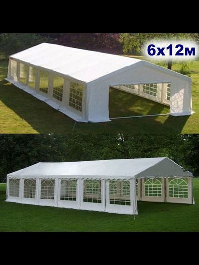 Шатер-павильон 6х12 AFM-15612A White