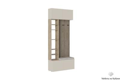 Бохо НМ-2 прихожая Дуб Крафт Серый/Кашемир