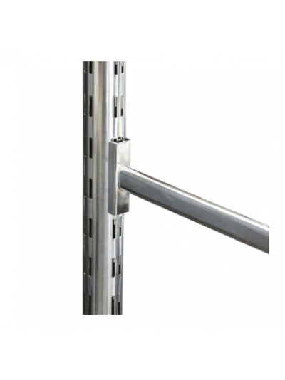 2242A Стяжка хромированная для круглой перфорированной трубы L-900 мм