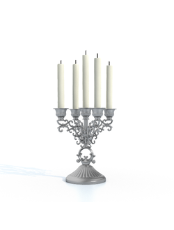 свечи Подсвечник antique candlestick with candles 04