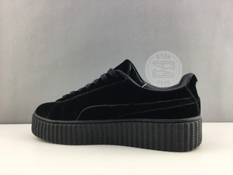 Puma X Rihanna Creeper Черные - бархат (37-41) Арт. 132FMA