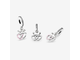 Кулон Коронованные сердца pandora  791963CZ