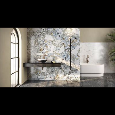 CITYMARBLE, керамогранит, 60x120 см, Амазония Мультиколор Лаппато Ректификат (9мм), K951846LPR