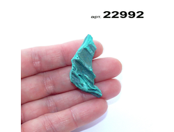 Малахит натуральный (необработанный) Заир арт.22992: 8,3г - 40*18*10мм