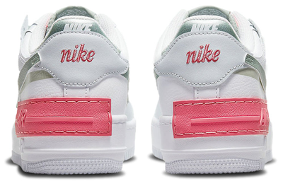 Кроссовки Nike Womens Air Force 1 Shadow Jade Smoke  бело-цветные