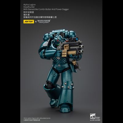 Охотник за головами Альфа-легиона (Warhammer Horus Heresy) - КОЛЛЕКЦИОННАЯ ФИГУРКА 1/18 Alpha Legion Headhunter (JT01406) - JOYTOY