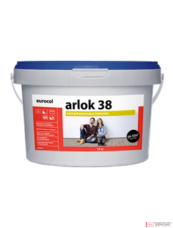 Водно-дисперсионный клей для ПВХ покрытий Arlok 38, 1,3 кг.