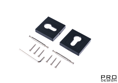 Накладка под цилиндр на квадратном основании Pro Design 489-С Черный