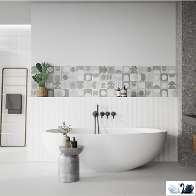 Плитка Gracia Ceramica Lane grey 03 25x60 настенная с рисунком