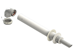 Комплект дымохода коаксиальный 60/100