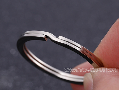 Кольцо для ключей плоское 28мм